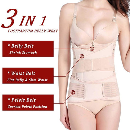 Proactive Baby 3 in 1 Postpartum Support - Recovery Belly/waist/pelvis Belt Shapewear Slimming Girdle