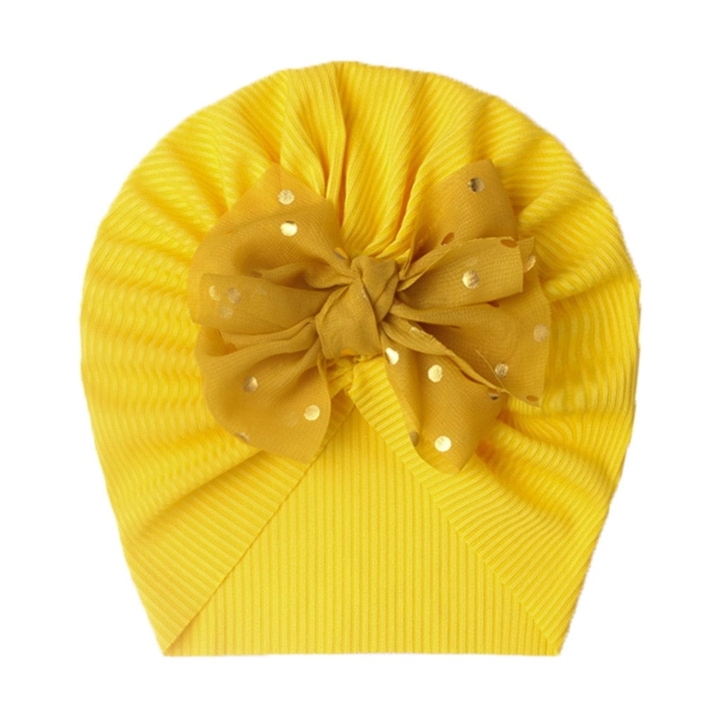 Proactive Baby Baby Headband Yellow Baby Cute Big Floral Elastic Headband for Baby Girl