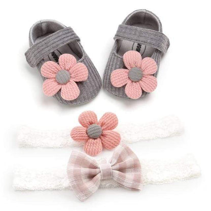 Proactive Baby Baby Footwear Grey / 0-6 Months Baby Girl Winter Shoes for Age 0-18 Months