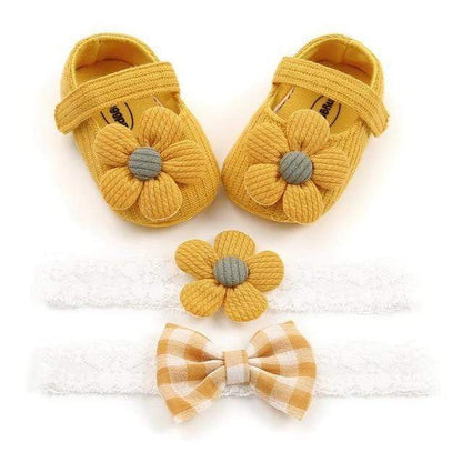 Proactive Baby Baby Footwear Yellow / 0-6 Months Baby Girl Winter Shoes for Age 0-18 Months