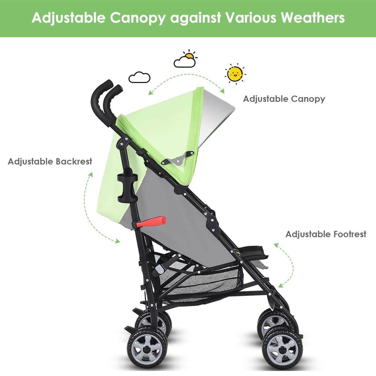 Proactive Baby Baby Joy Lightweight Stroller