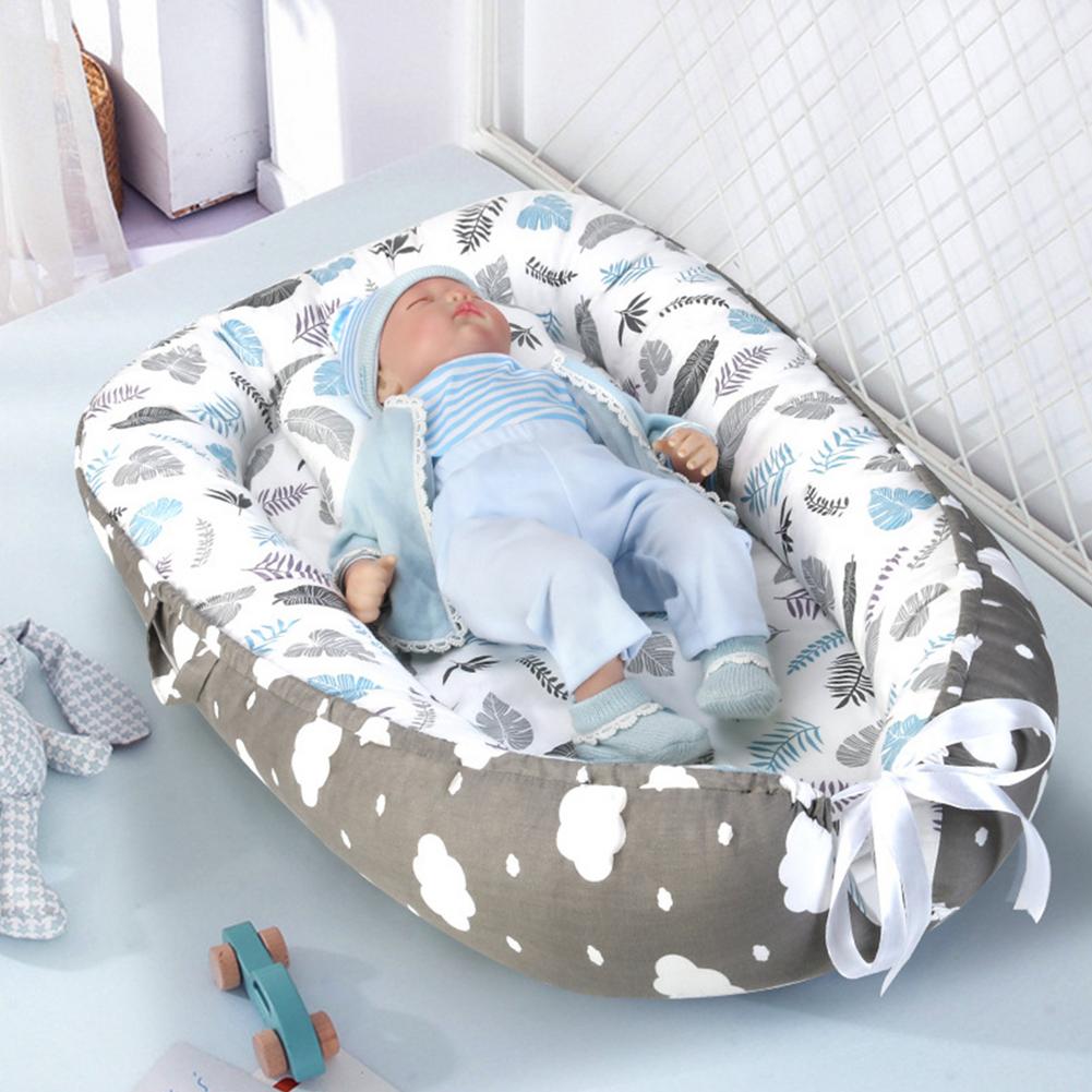 Proactive Baby Baby Nest Bed With Pillow Portable Crib 85*50cm