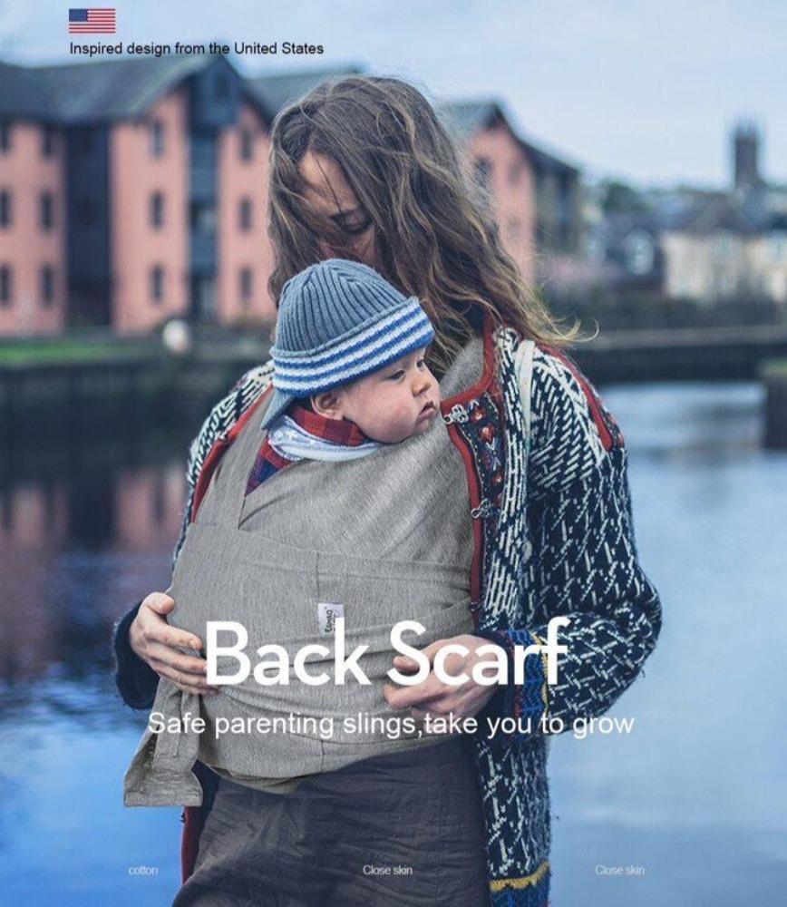 Proactive Baby Baby Carrier Baby X-Shaped Sling Wrap Carrier