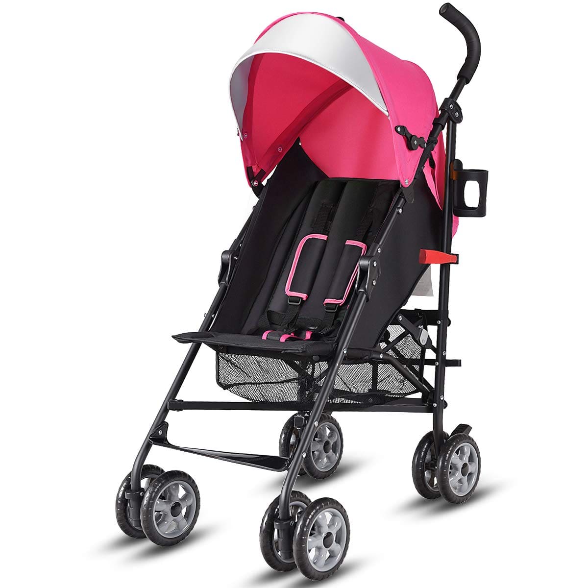 Proactive Baby Pink BabyJoy™ Lightweight Foldable Travel Baby Stroller