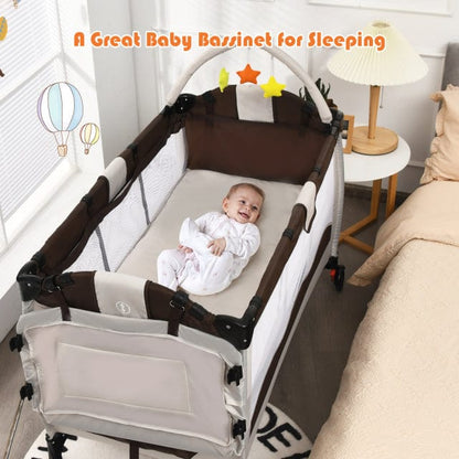 Proactive Baby BC10006CF / United States Babyjoy™ Portable Baby Crib/ Bassinet With Playard