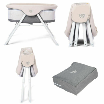 Proactive Baby BABYJOY Rocking Bassinet, 2 in 1 Lightweight Travel Cradle