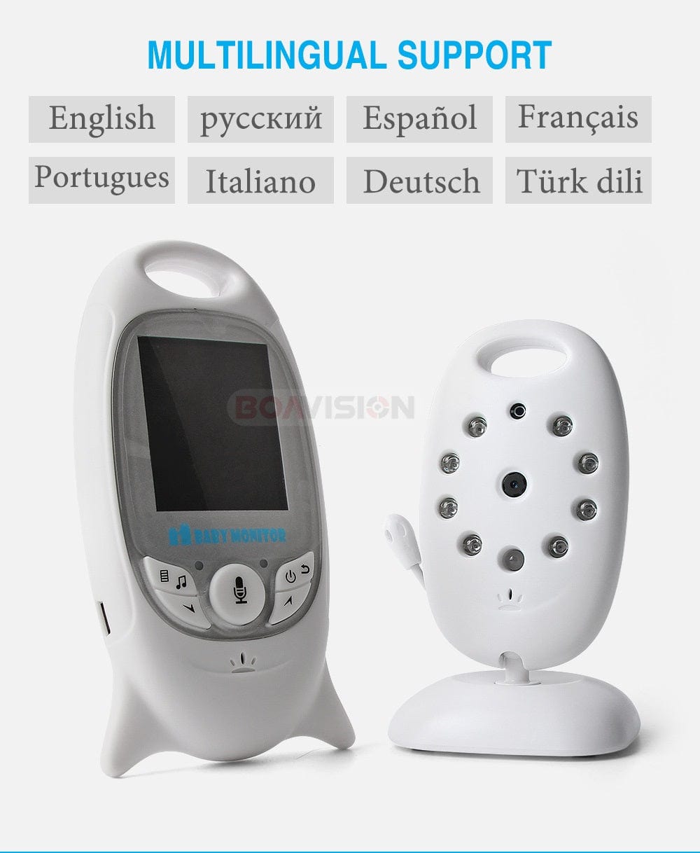 Proactive Baby BOAVISION Mini Infant Wireless Baby Monitor With Night Vision & Two-Way Talk