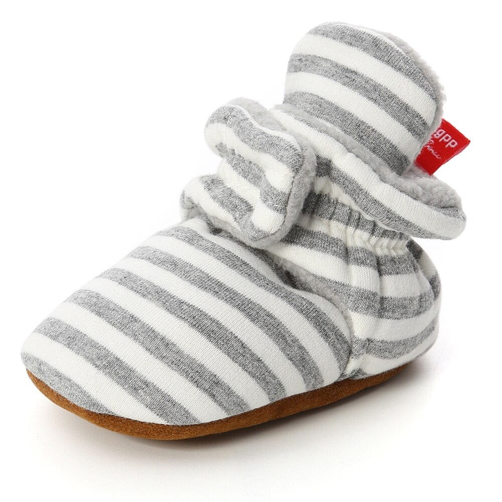 Proactive Baby Baby Cute Winter Boots Boy/Girl Shoes With White Strip- Baby Booties Comfortable Soft, Anti-slip, Warm, Infant Shoes