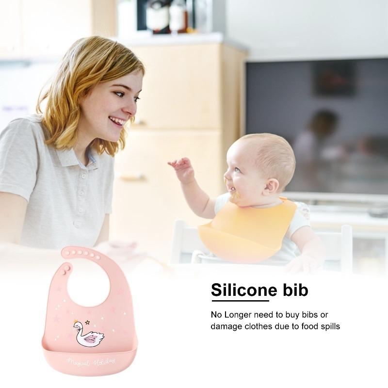 Proactive Baby Cute Baby Silicone Bibs