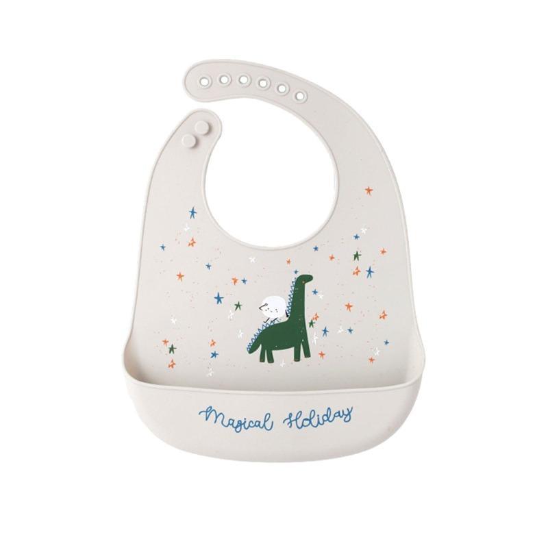 Proactive Baby Baby Bibs Dinosaur Cute Baby Silicone Bibs