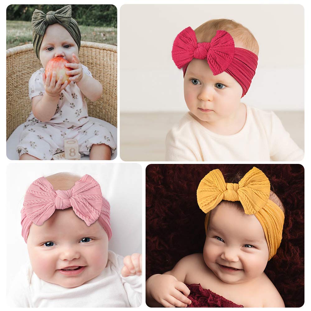 Proactive Baby Baby Headband Cute Elastic Baby Knit Headband For Girls