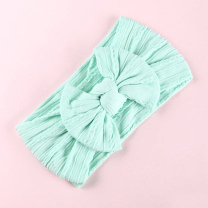 Proactive Baby Baby Headband Mint Blue Cute Elastic Baby Knit Headband For Girls