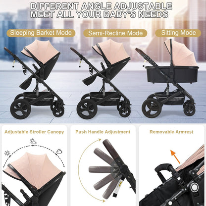 Proactive Baby Cynebaby 2 in 1 Convertible Cradle Stroller