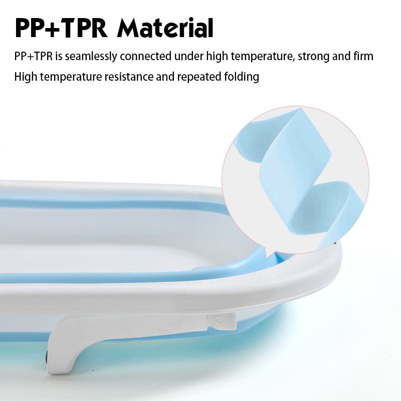 Proactive Baby Foldable Baby Bathtub with Temperature Sensor, Portable Baby Bath Tub