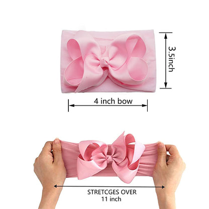 Proactive Baby Baby Headband Grosgrain Baby Girl Bow Headbands for Newborns