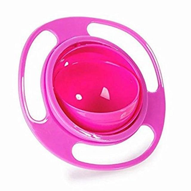 Proactive Baby Baby Feeders and Bottles Pink Gyro Spill-Proof Baby Bowl