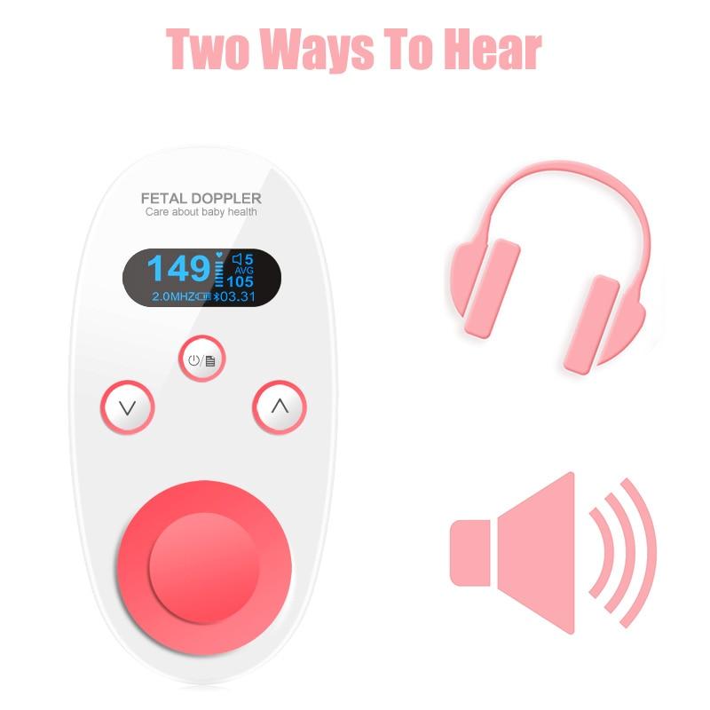 Proactive Baby Baby Fetal Doppler HeartbeatTrack™ Baby Fetal Doppler