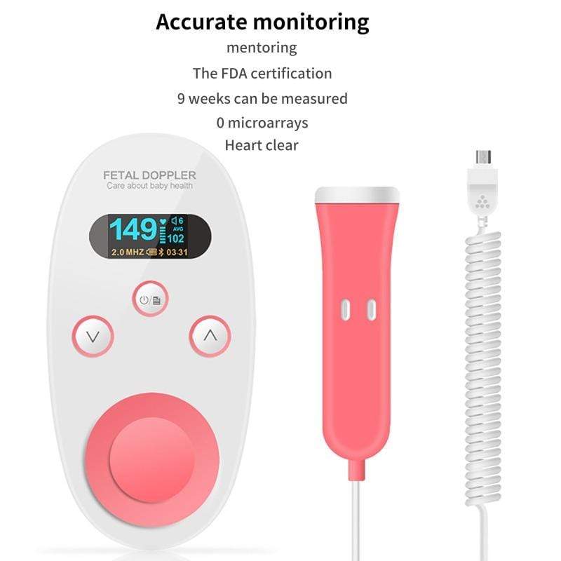 Proactive Baby Baby Fetal Doppler HeartbeatTrack™ Baby Fetal Doppler