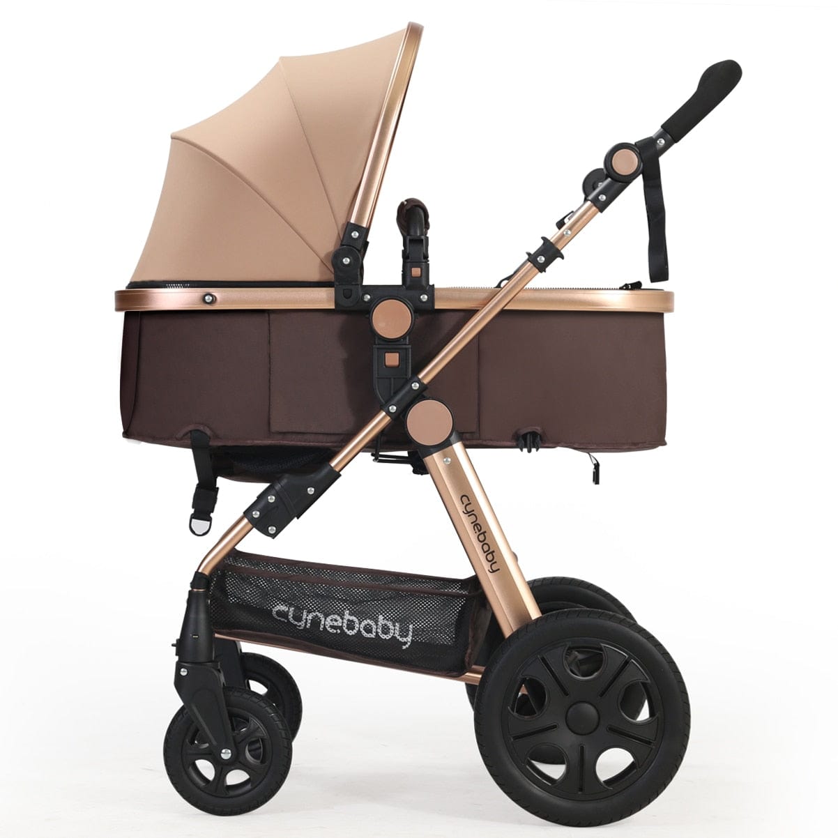 Proactive Baby High Quality Baby Stroller 3 in 1 Foldable Stroller Portable Travel Stroller Luxury High Land  Scape Stroller