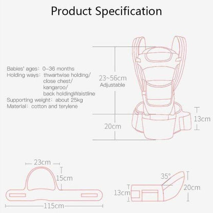 Proactive Baby Baby Carrier Kangaroo™ Ergonomic Baby Carrier