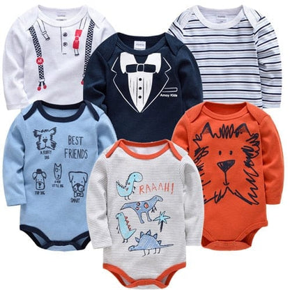 Proactive Baby Baby Clothing KAVKAS Fashionable Baby 100% Cotton, Soft Long-Sleeve Autumn, Boy/Girl Bodysuit for Newborn Toddler