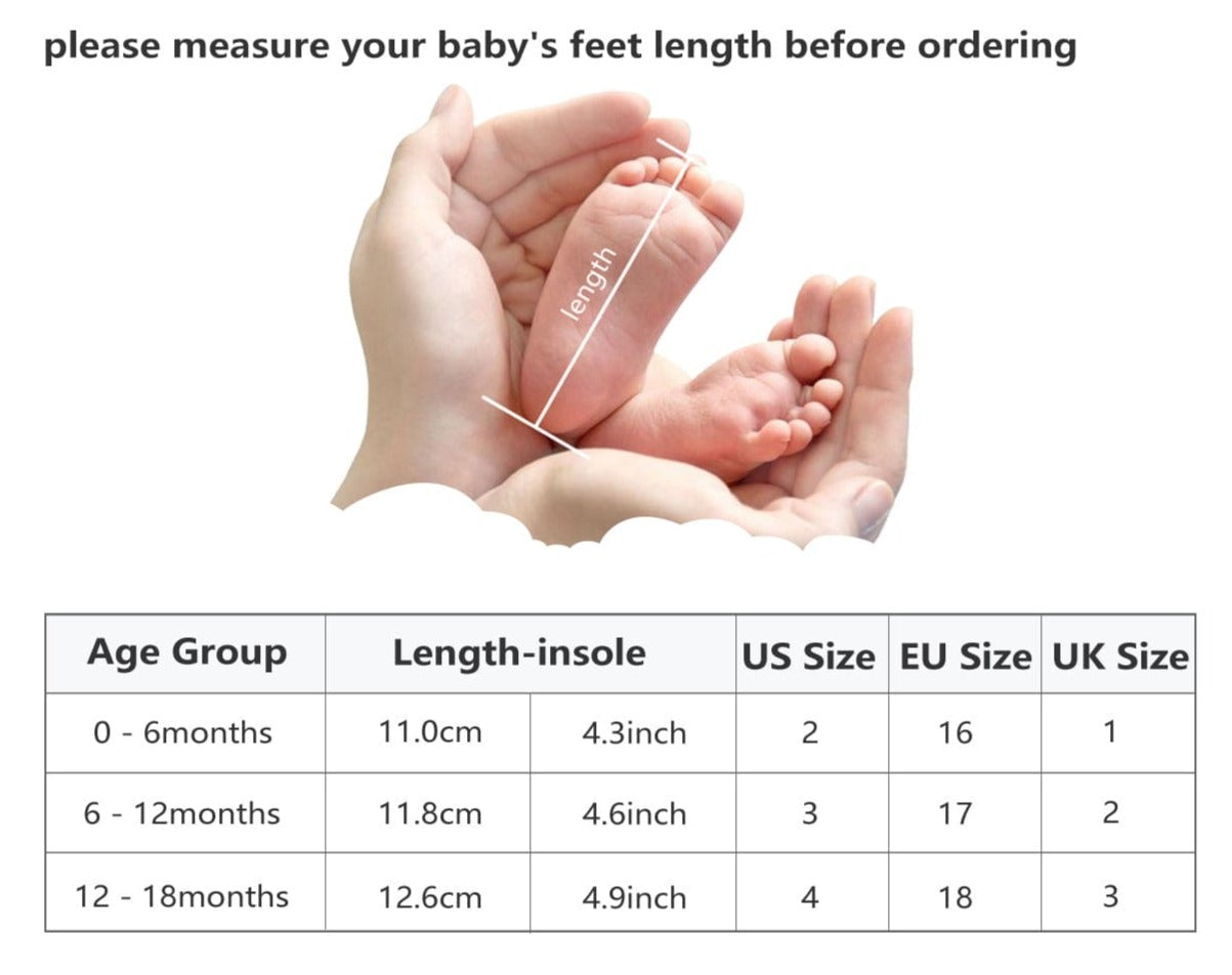 Proactive Baby LoveBaby Newborn Baby Shoes With Rubber Sole Anti-slip First Walkers For Infant