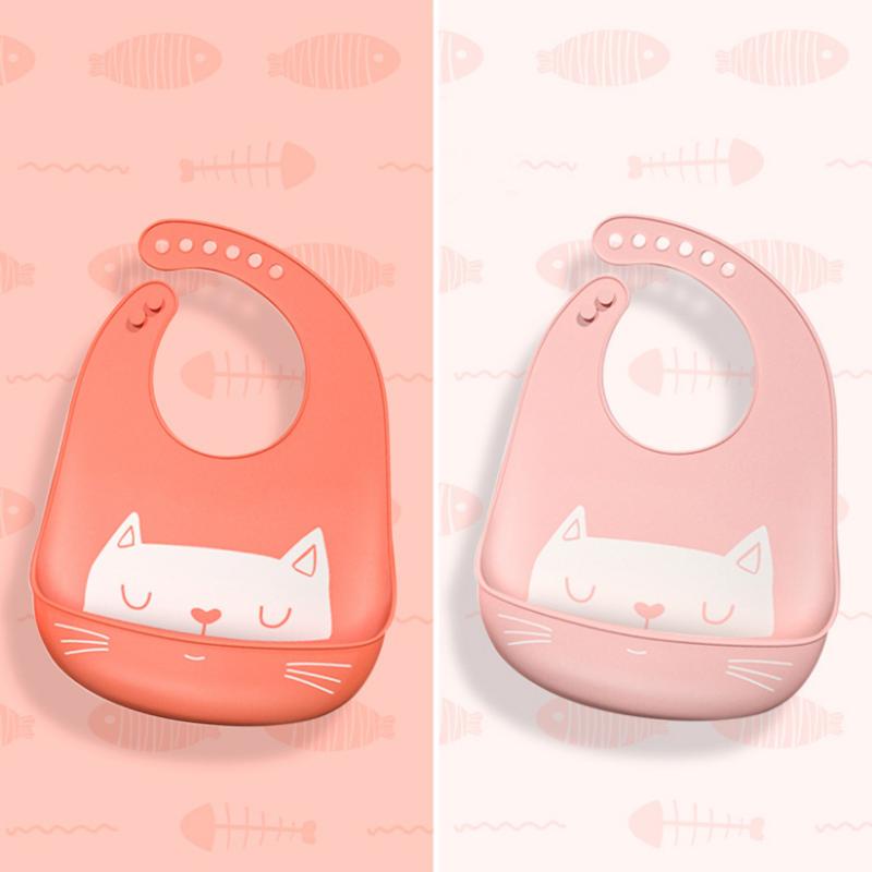 Proactive Baby Baby Bibs LoveBaby™ Silicone Bibs - Cat