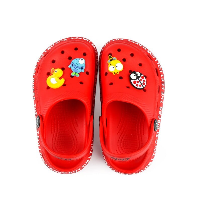 Proactive Baby Baby Footwear RED / 23-24  134MM LTOLO Children Mules Clogs For Kids