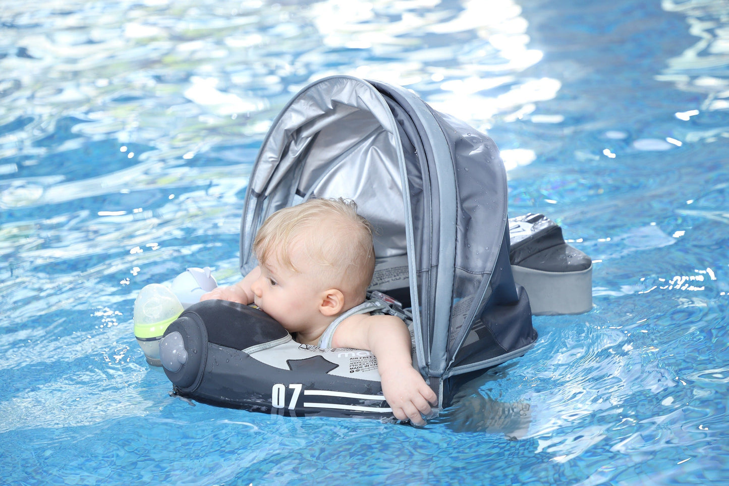 Proactive Baby Mambobaby Baby Float with Sun Canopy - Airplane Variant