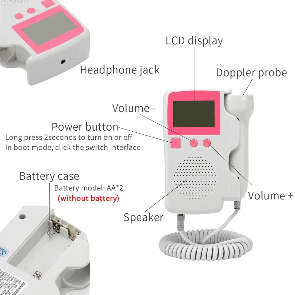 Proactive Baby Baby Fetal Doppler MetroDoc™ Baby Fetal Doppler