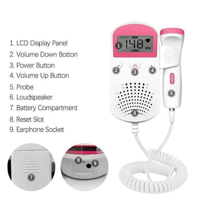 Proactive Baby Baby Fetal Doppler MetroDoc™ Baby Fetal Doppler