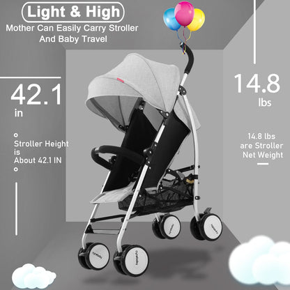 Proactive Baby Multifunctional, Lightweight and Compact Travel Folding Stroller, High Landscape Stroller, Newborn Stroller