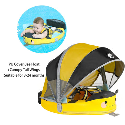 Proactive Baby New Mambobaby Non-Inflatable Float with Canopy for Infant