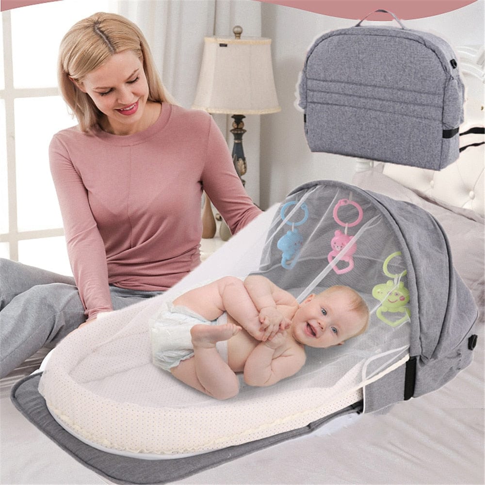 Proactive Baby Portable Baby Bed for Newborn with Mosquito