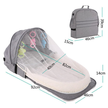 Proactive Baby Portable Baby Bed for Newborn with Mosquito