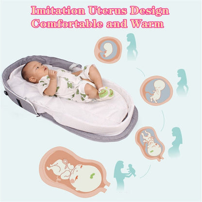 Proactive Baby Portable Baby Bed for Newborn with Mosquito