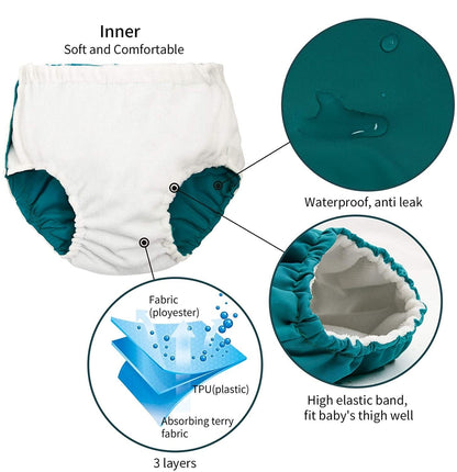 Proactive Baby Reusable Swim Diapers Toddler 0-36 Months