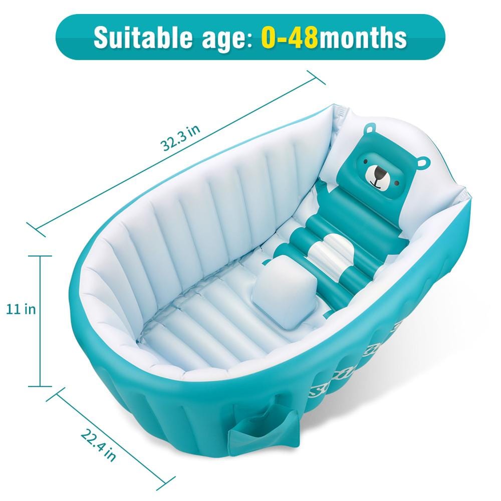 Proactive Baby SwimBoBo Best Inflatable Baby Bathtub For Infant Or Toddler