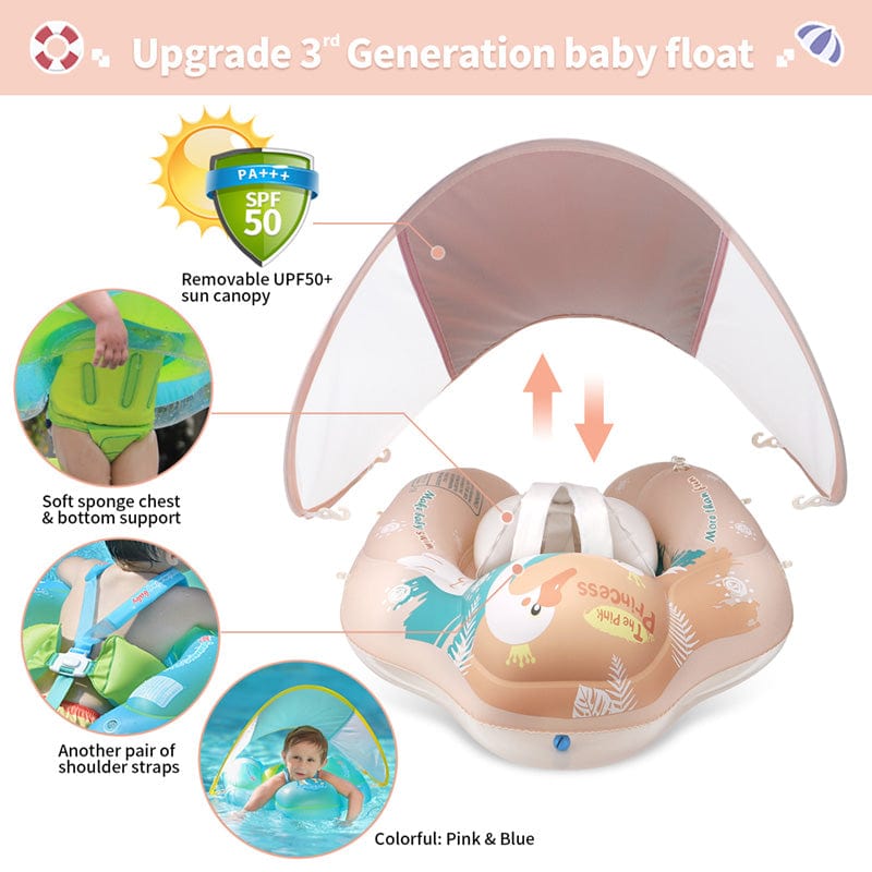 Proactive Baby Swimbobo New Swimming Inflatable Baby Float For Age 3-36 Months