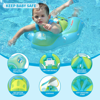 Proactive Baby Swimbobo New Swimming Inflatable Baby Float For Age 3-36 Months