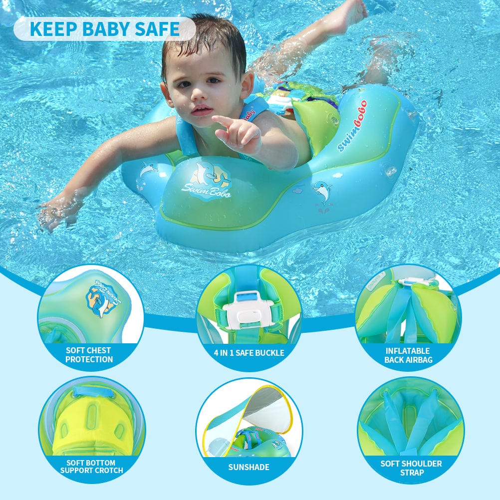 Proactive Baby Swimbobo New Swimming Inflatable Baby Float For Age 3-36 Months