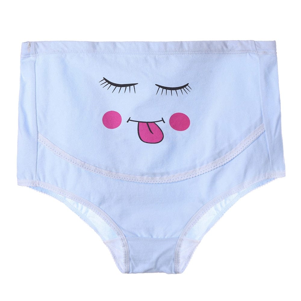 Proactive Baby Blue / M Women Maternity Panties Under The Bump Underwear