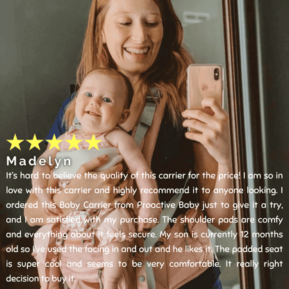 Proactive Baby Baby Carrier eccomum™ Ergonomic Baby Carrier